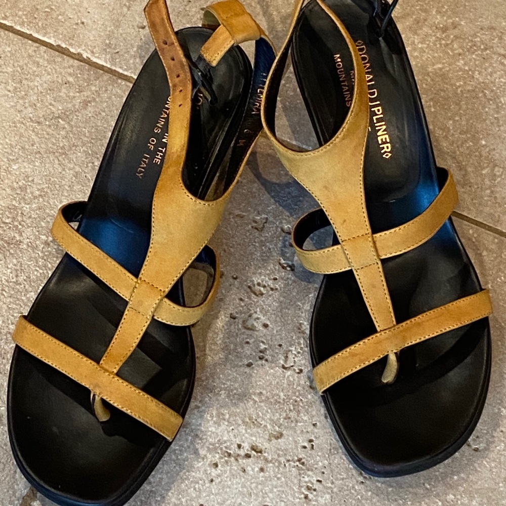Yellow sandals